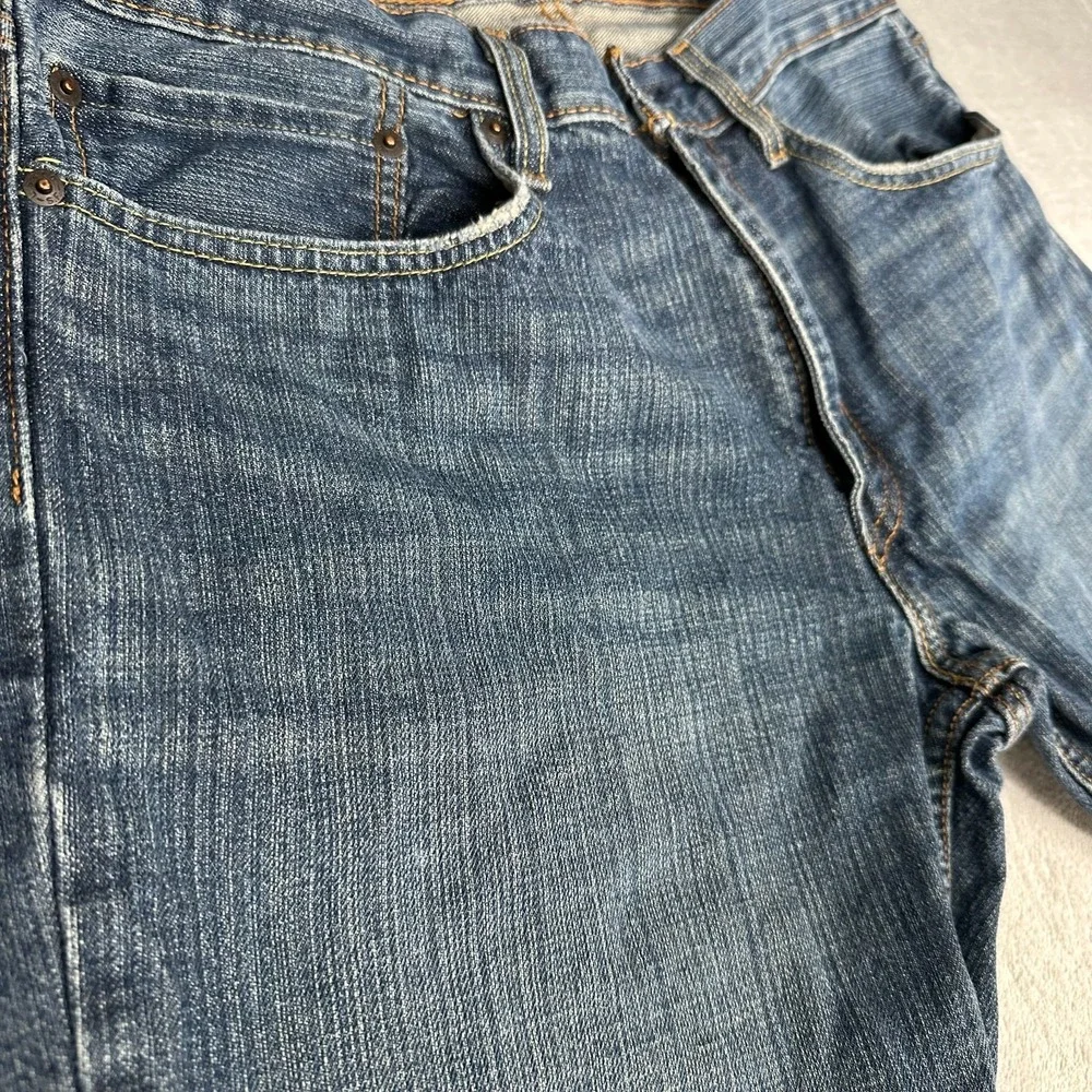 Levis 559 Jeans Mens 34x30 Blue Regular Straight Mid Rise Medium Wash